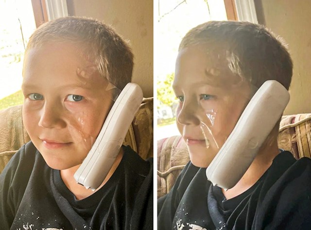 "Moj sin koji voli igrati Xbox odlučio je doslovce zalijepiti telefon za sebe da može raditi dvije stvari u isto vrijeme"