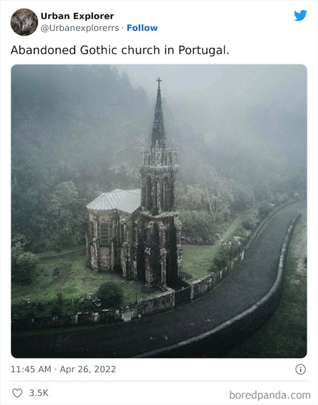 25. Napuštena gotička crkva u Portugalu