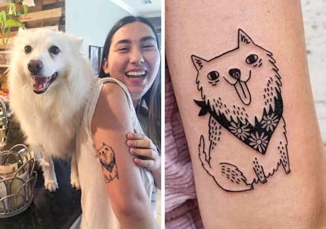 Žena je tetovirala lik svoje četveronožne ljubimice Diese