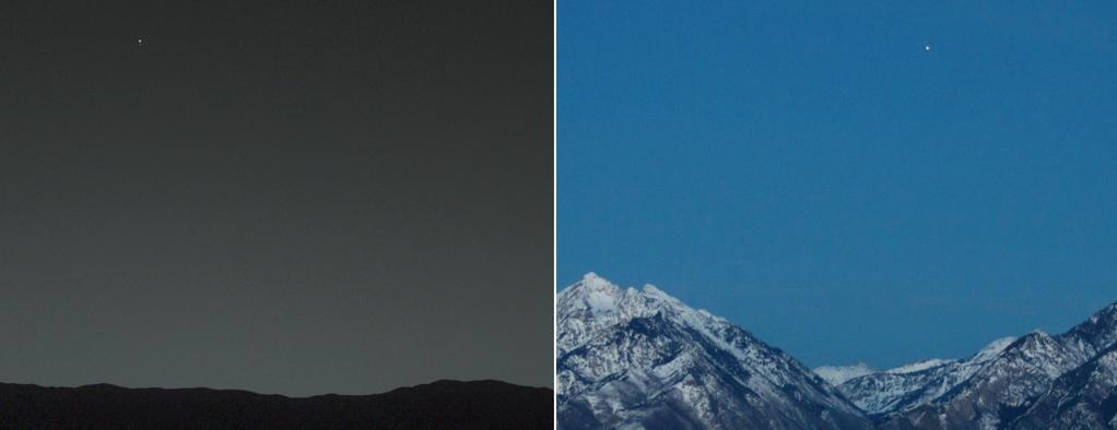 Zemlja s Marsa i Mars sa Zemlje