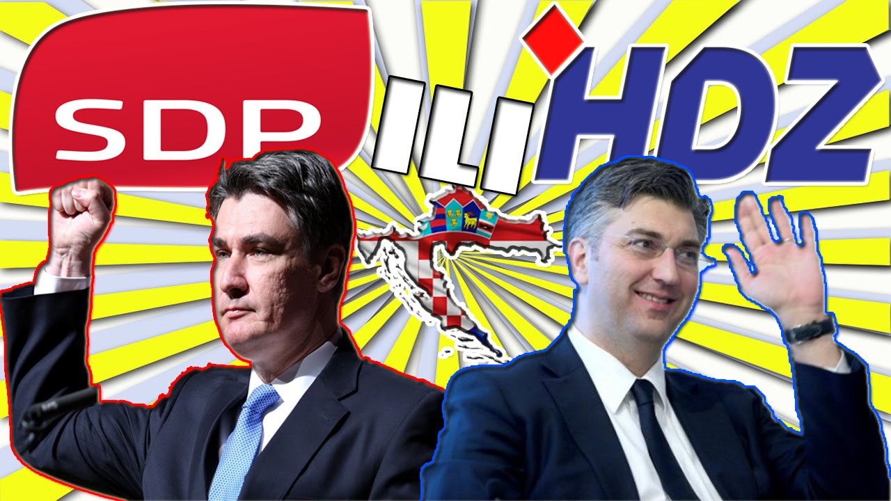 Prijevremeni parlamentarni izbori u Hrvatskoj 2016. – HDZ ili SDP – Smiješna montaža video klipova