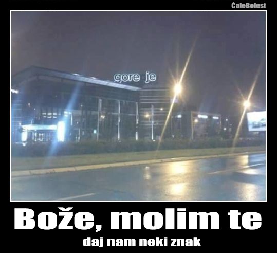 Bože, molim te.