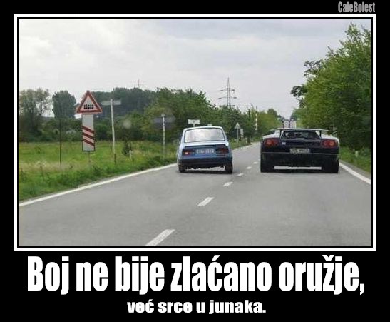 Boj ne bije zlaćano oružje,