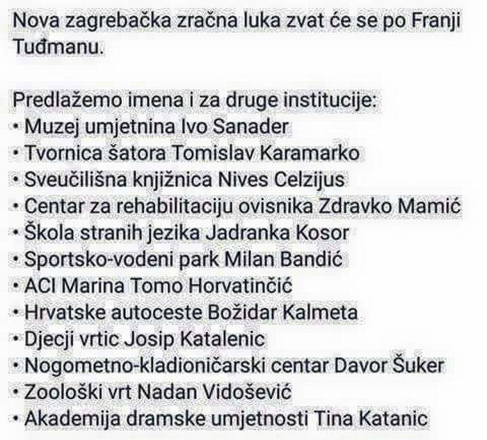 u čast..
