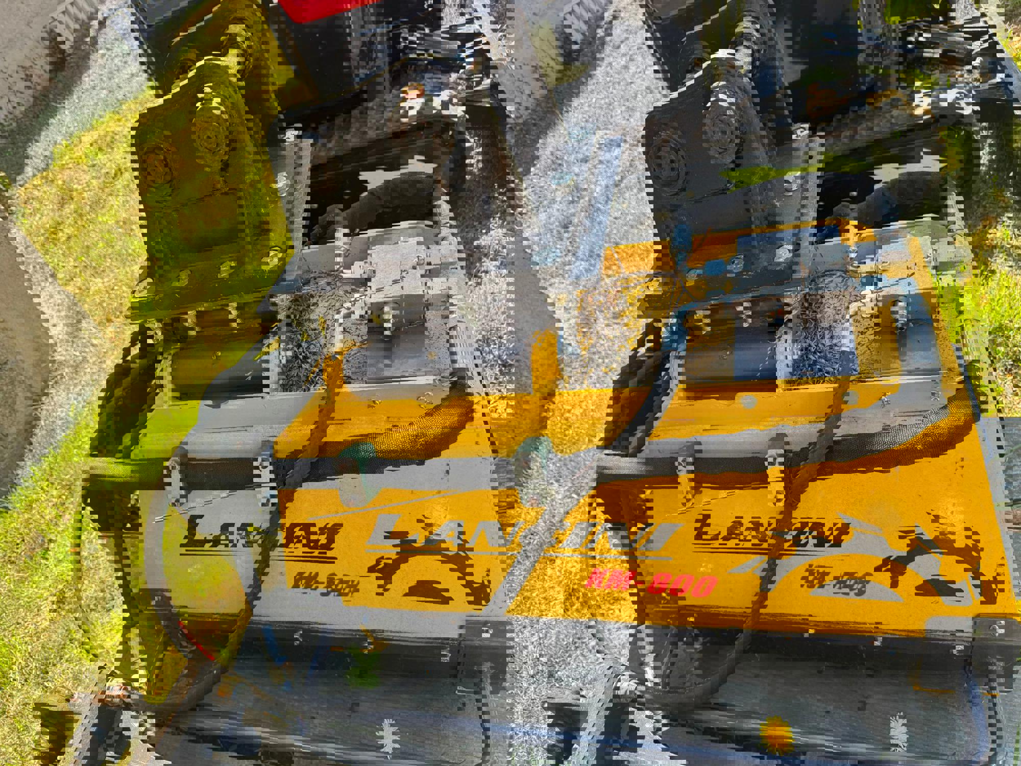 Malčer za mini bager Lancini KM-800 80cm hammer – kao nov, spreman za rad