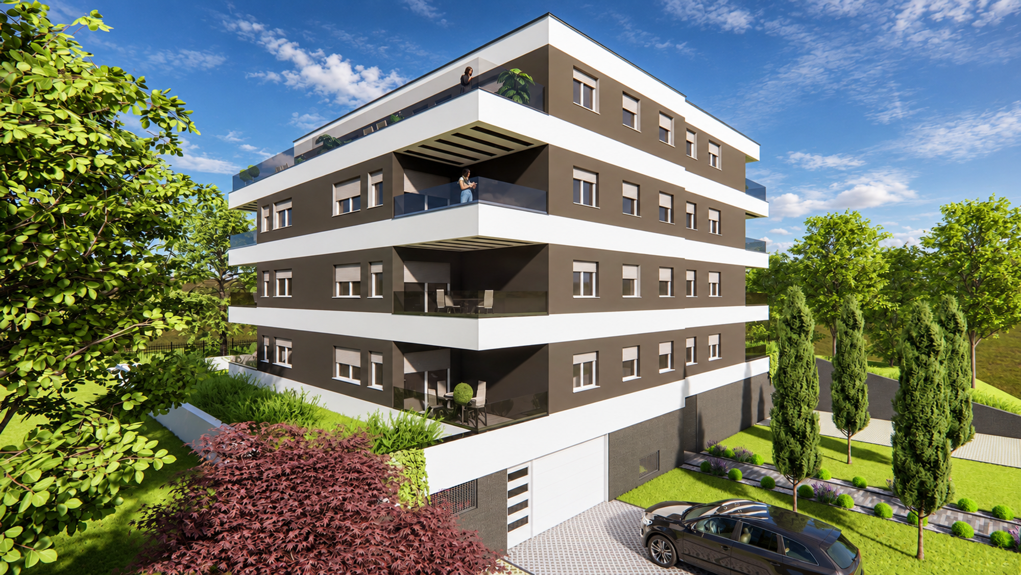 Sesvete – 4-sobni stan s vrtom, novogradnja, 106,04 m² – BEZ PROVIZIJE