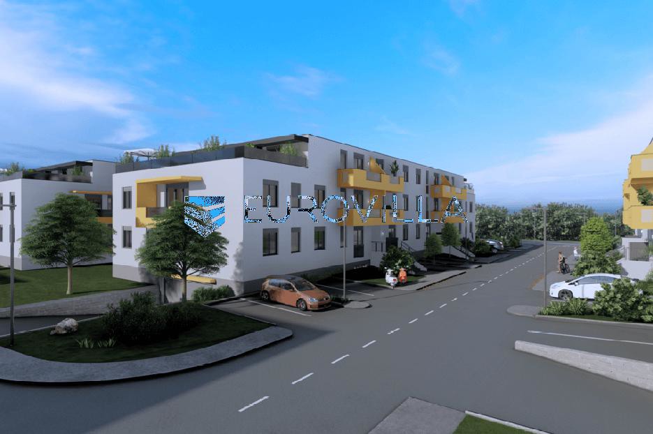 Zagreb, Odra, trosoban stan s garažnim parkirnim mjestom, neto površine 60.07 m², NOVOGRADNJA