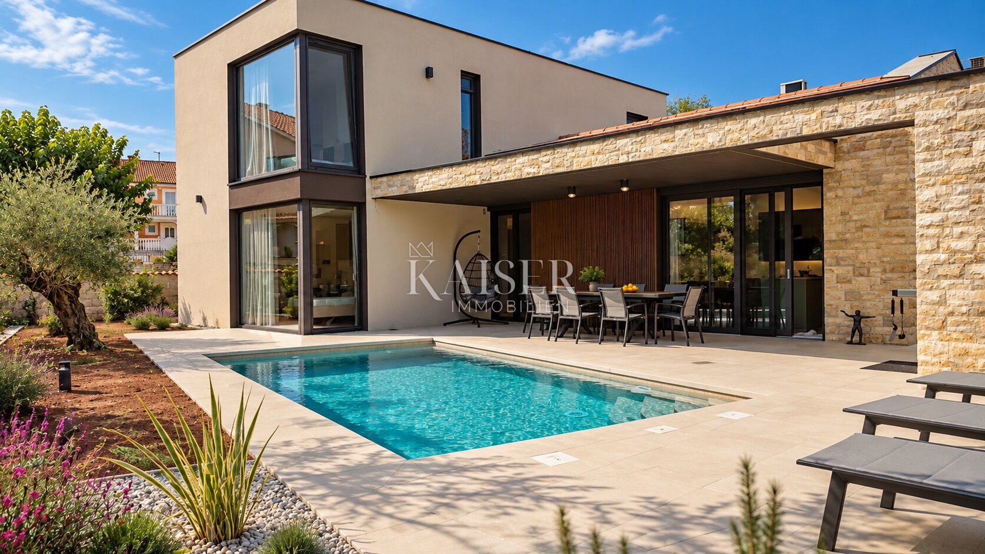 Novigrad okolica- moderna mediteranska kuća 175 m² s bazenom