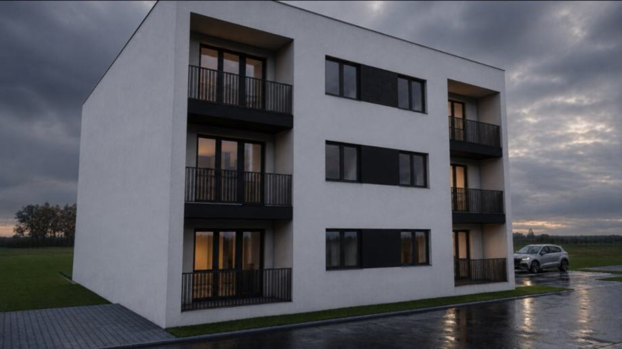 STAN OSIJEK TVRĐAVICA (S4) dvosoban stan u prizemlju 48,05m2+PARKING