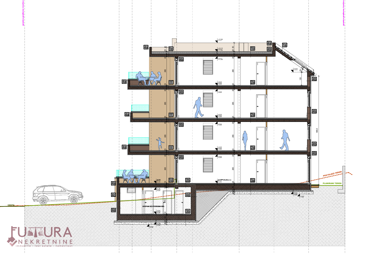 PAG - MANDRE, APARTMAN 82,16 M2, PRODAJA,  POGLED, NOVO, LOKACIJA!!