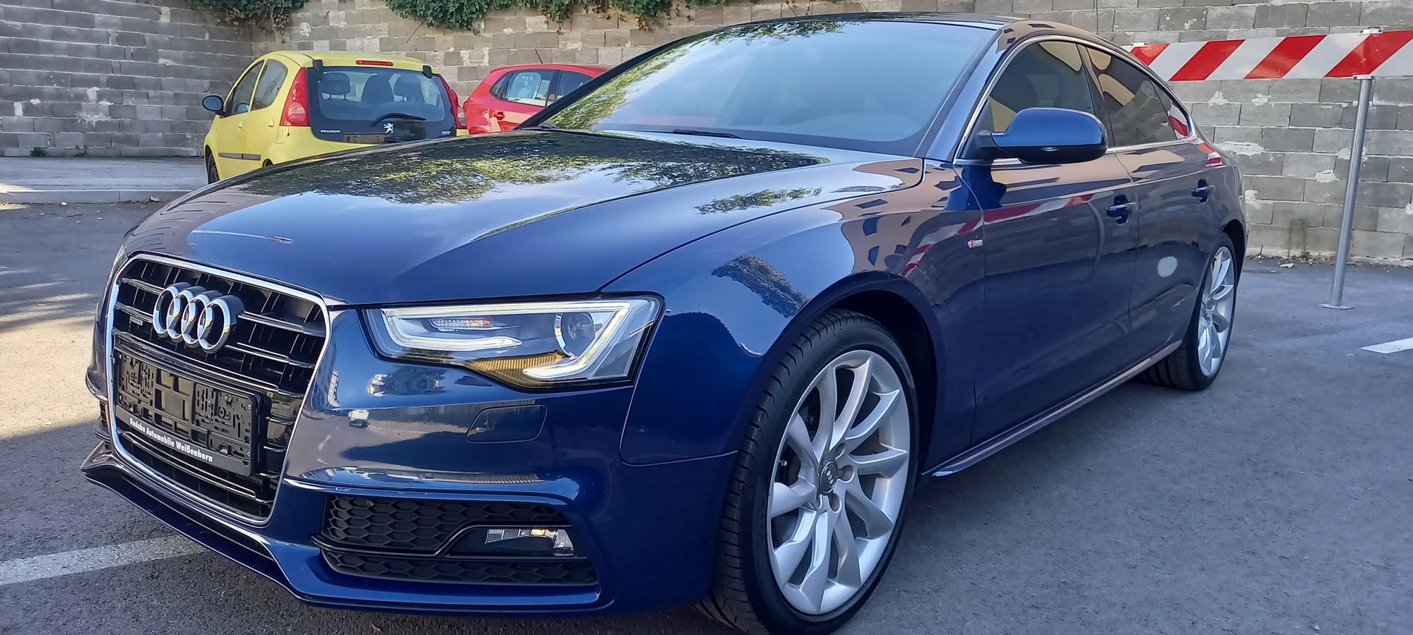 AUDI A5 2.0TDI S-LINE PLUS QUATTRO☆ALU 19"☆NAVI☆TEMPOMAT☆GR.SJEDALA☆149 TKM☆SERVISNA☆TOP STANJE☆